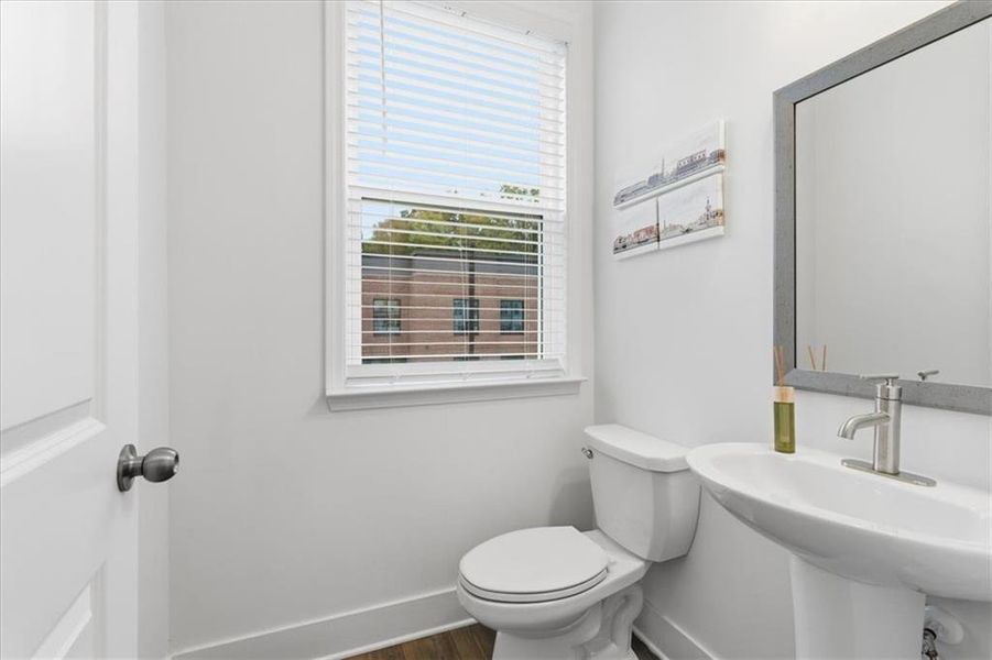 Furnished interior view inside a new home in Towns At Peachtree Corners, Peachtree Corners (Image 27).