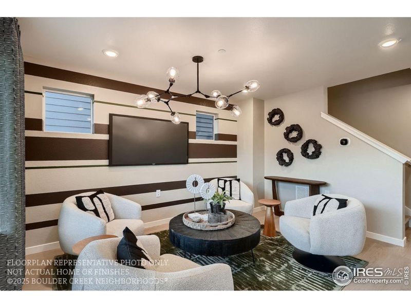 Furnished interior view inside a new home in Baseline, Broomfield (Image 42). Furnished interior view inside a new home in Baseline, Broomfield (Image 42).