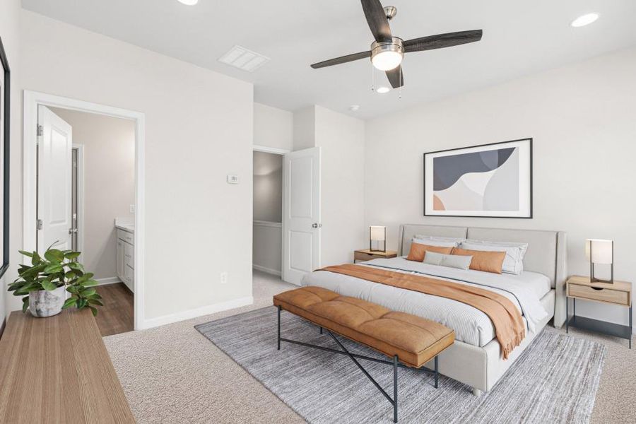Furnished interior view inside a new home in , Auburn (Image 15).
