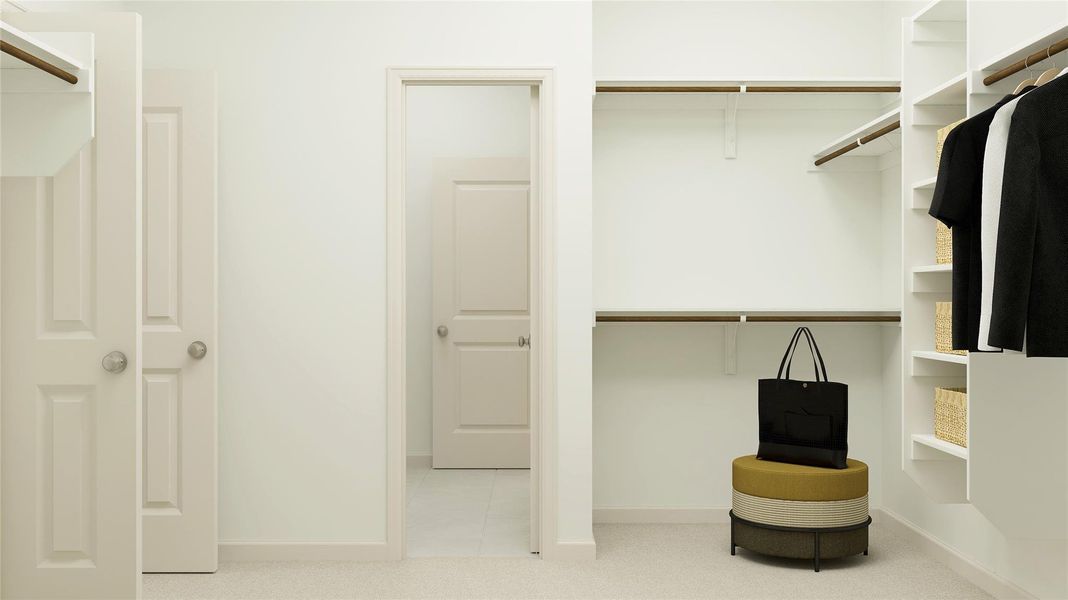 Furnished interior view inside a new home in Samara, League City (Image 11).