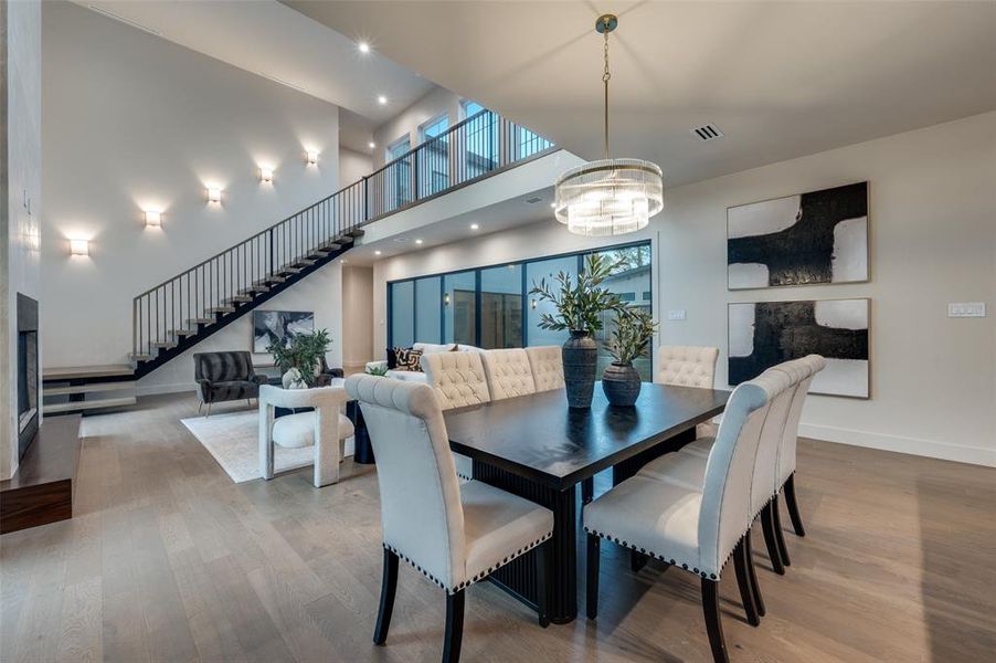 Furnished interior view inside a new home in , Dallas (Image 9). Furnished interior view inside a new home in , Dallas (Image 9).