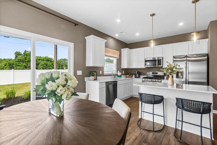 Furnished interior view inside a new home in Gardner Heights, Greer (Image 15). Furnished interior view inside a new home in Gardner Heights, Greer (Image 15).