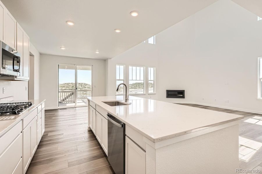 Furnished interior view inside a new home in Macanta: The Grand Collection, Castle Rock (Image 4).