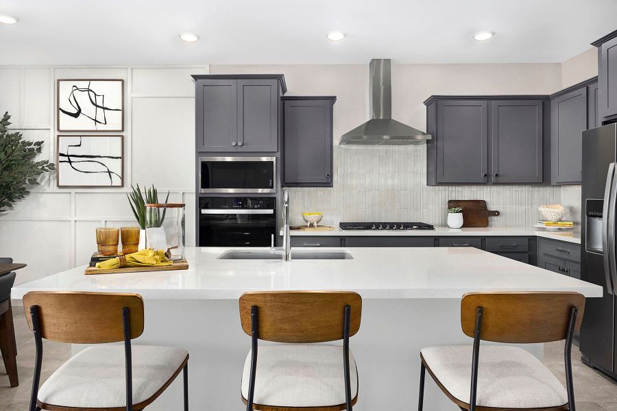 Representative furnished interior of a home built from the Lagoon by Mattamy Homes in Tierra Vistoso, Surprise (Image 8).