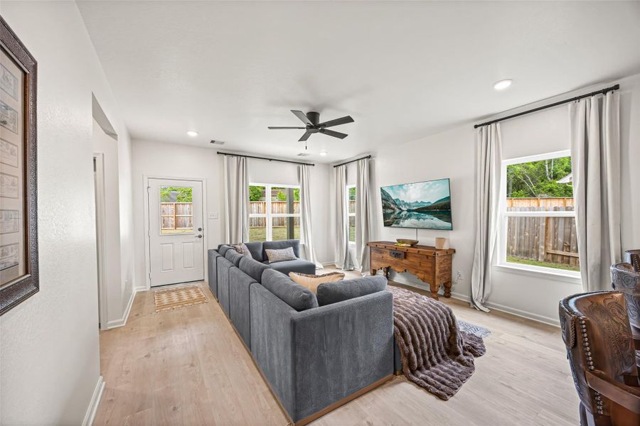 Furnished interior view inside a new home in Audubon, Magnolia (Image 12).