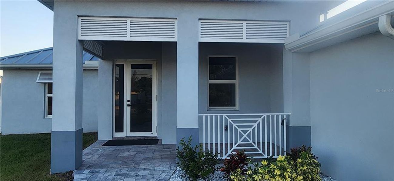 Exterior details and patio area of a home in , Port Charlotte (Image 28). Exterior details and patio area of a home in , Port Charlotte (Image 28).