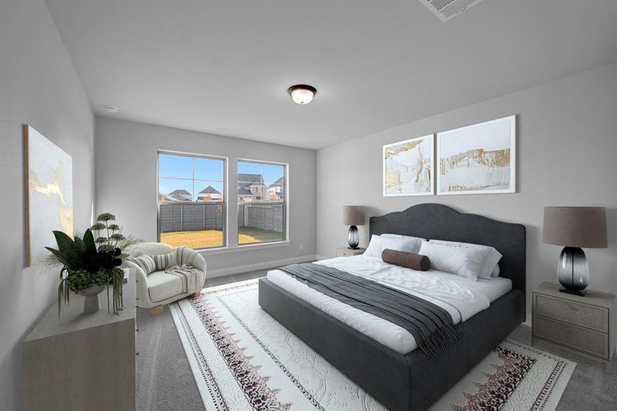 Furnished interior view inside a new home in Treeline, Justin (Image 13).