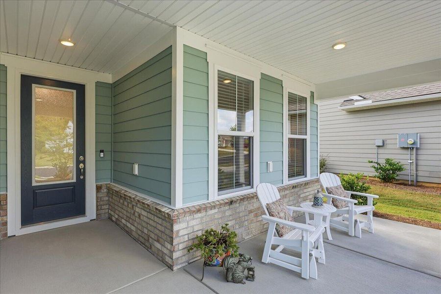 Exterior details and patio area of a home in , Summerville (Image 28). Exterior details and patio area of a home in , Summerville (Image 28).
