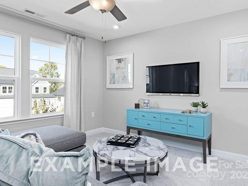 Furnished interior view inside a new home in Enclave at Belmont, Belmont (Image 18).