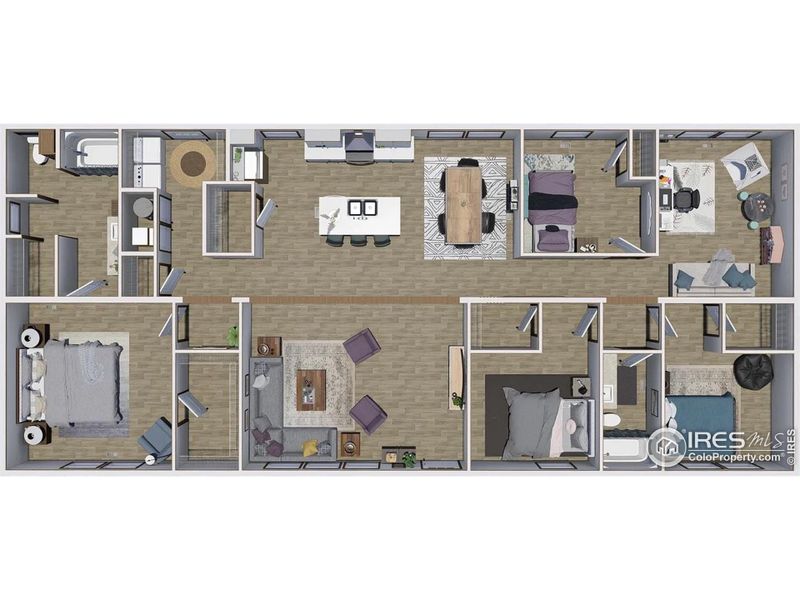 2D floor plan layout of this home in , Briggsdale, CO (Image 2). 2D floor plan layout of this home in , Briggsdale, CO (Image 2).