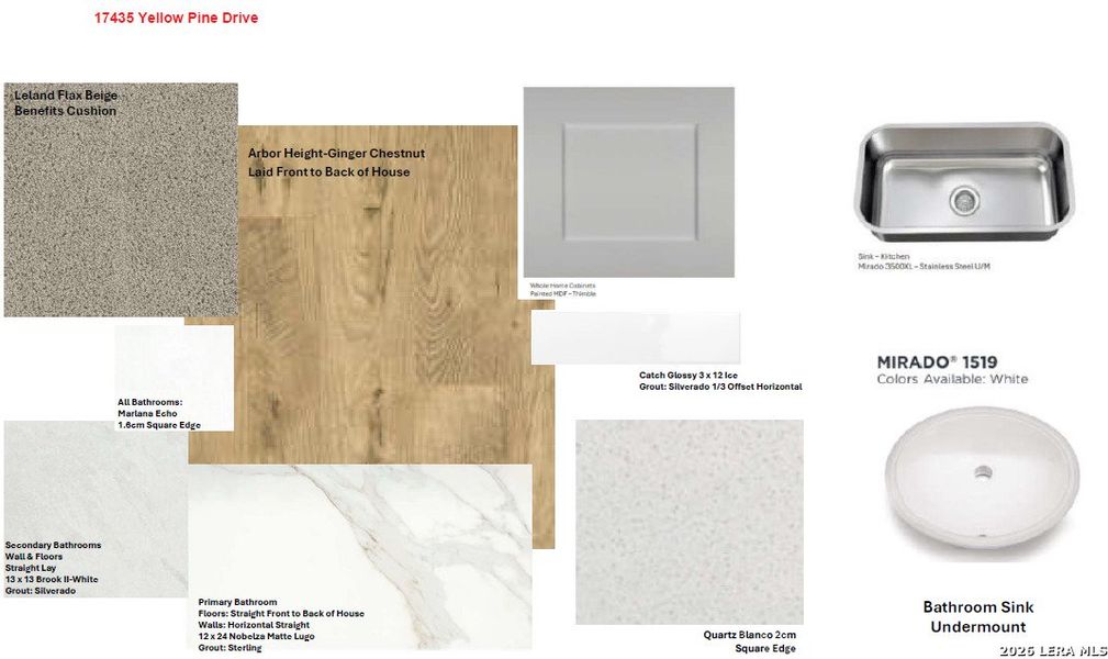 Sample of building materials used in homes in Hickory Ridge, Elmendorf (Image 5).
