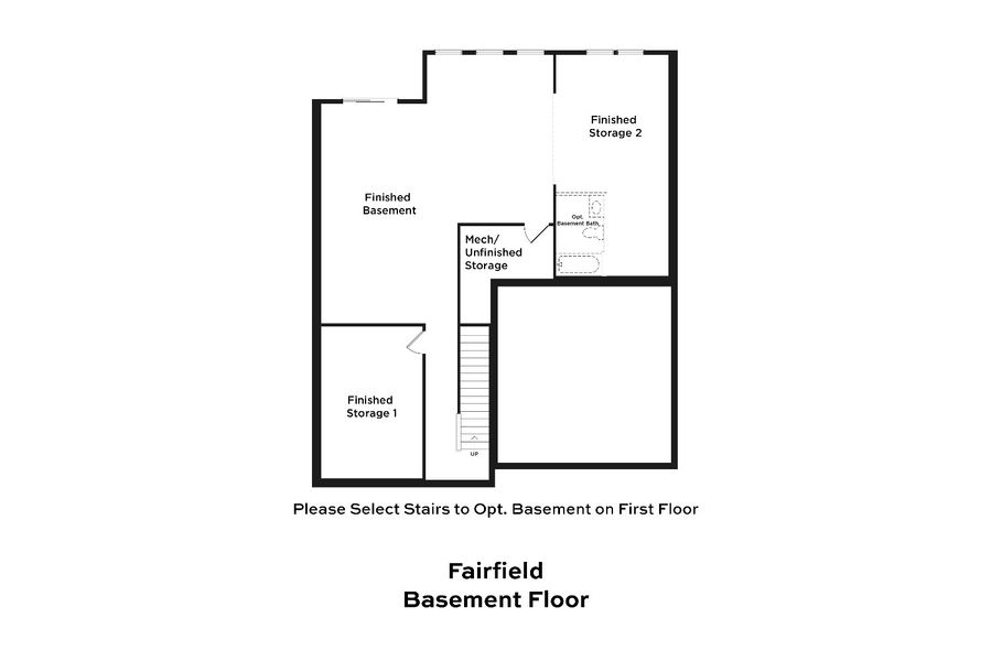 2D floor plan layout for the Fairfield by DRB Homes in Bellerose, Gibsonville, NC (Image 11). 2D floor plan layout for the Fairfield by DRB Homes in Bellerose, Gibsonville, NC (Image 11).