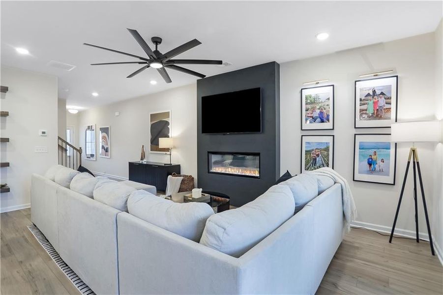 Furnished interior view inside a new home in , Sugar Hill (Image 31).