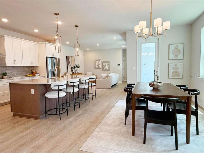 Furnished interior view inside a new home in Laureate Park at Lake Nona - Garden Series, Orlando (Image 7).