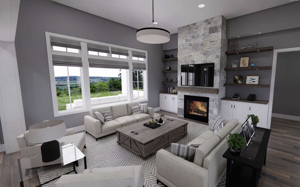Representative furnished interior of a home built from the Milton by Zeal Home Builders in Patti Lynn Hills, Paradise (Image 5).
