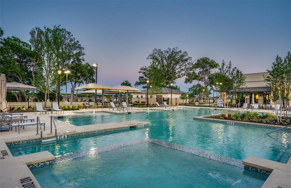 Resort style pool Resort style pool