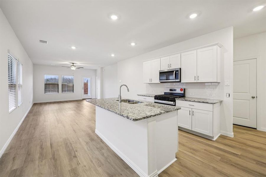 Furnished interior view inside a new home in Parks at Foster Crossing - Spring Series, Anna (Image 7).