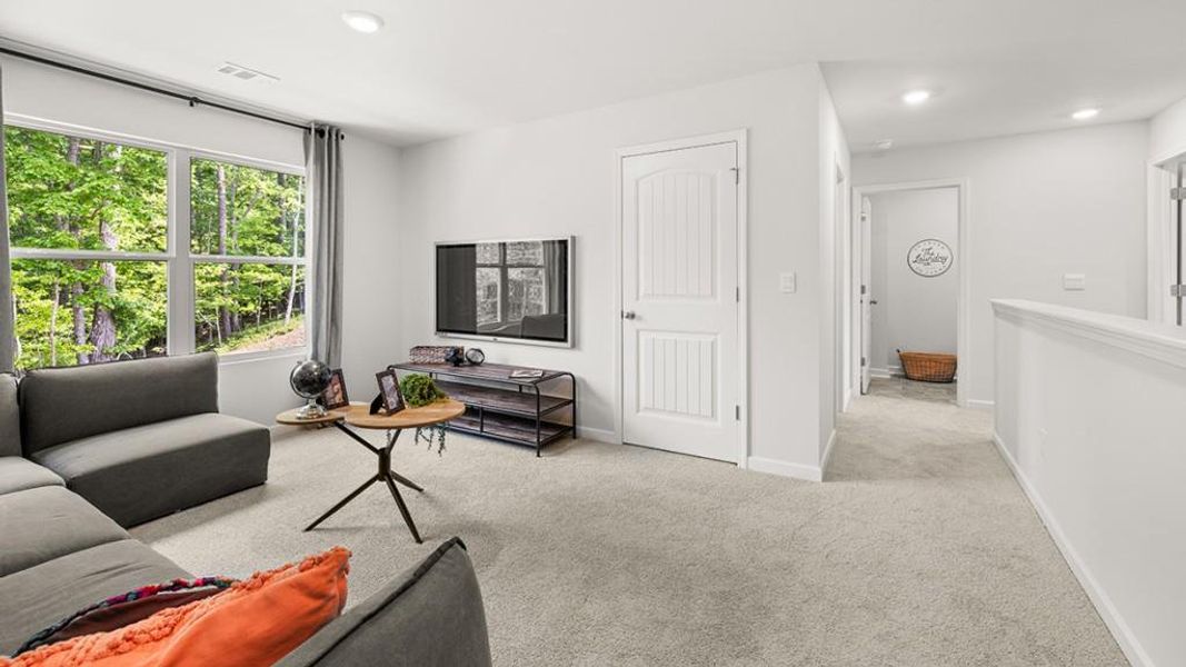Furnished interior view inside a new home in Parkside at Carter Grove, Cartersville (Image 31). Furnished interior view inside a new home in Parkside at Carter Grove, Cartersville (Image 31).