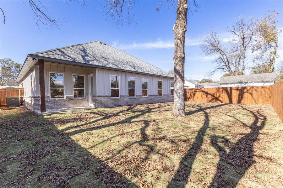 Exterior details and patio area of a home in , River Oaks (Image 2). Exterior details and patio area of a home in , River Oaks (Image 2).