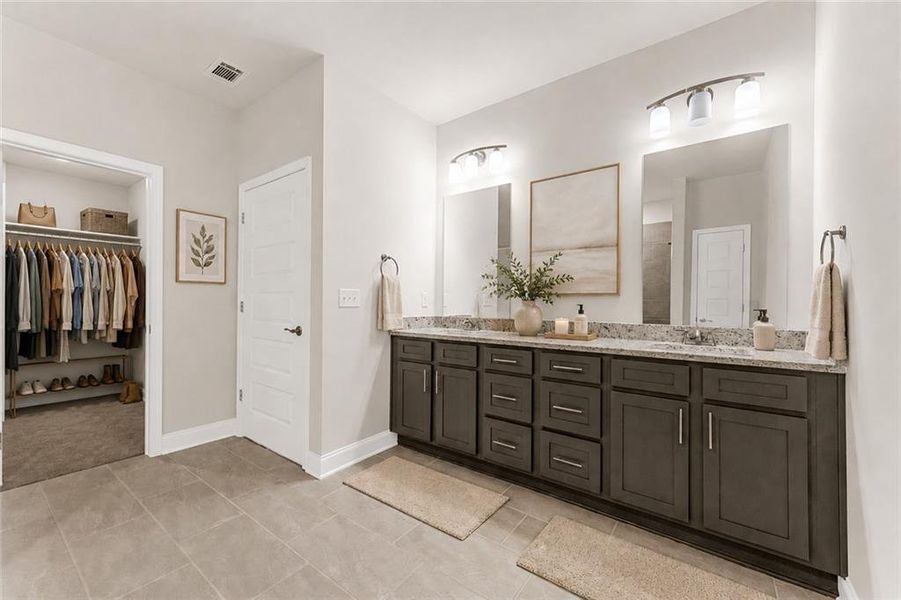 Furnished interior view inside a new home in Cooper's Walk, Loganville (Image 11).