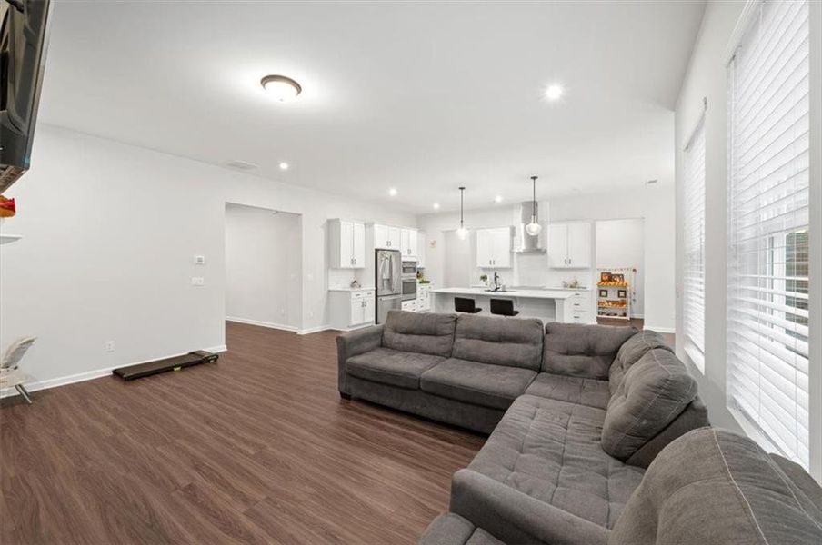 Furnished interior view inside a new home in Enclave at Edgewater, Holly Springs (Image 10).