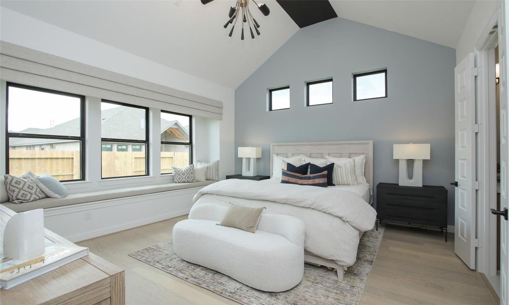 Furnished interior view inside a new home in Coastal Point, League City (Image 31).