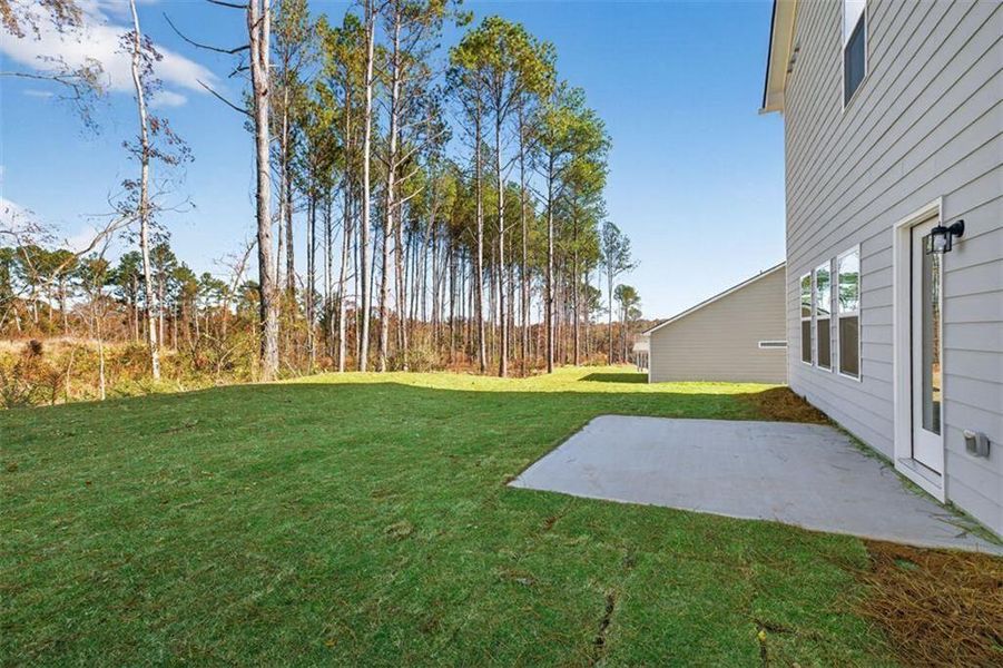 Exterior details and patio area of a home in Allen Manor, Hoschton (Image 2).