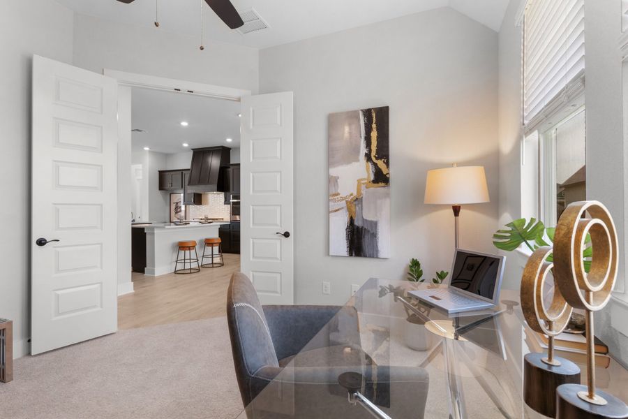 Furnished interior view inside a new home in Broken Oak, Georgetown (Image 50).