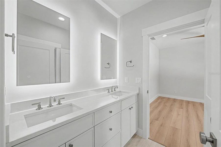 Furnished interior view inside a new home in , Tampa (Image 14). Furnished interior view inside a new home in , Tampa (Image 14).