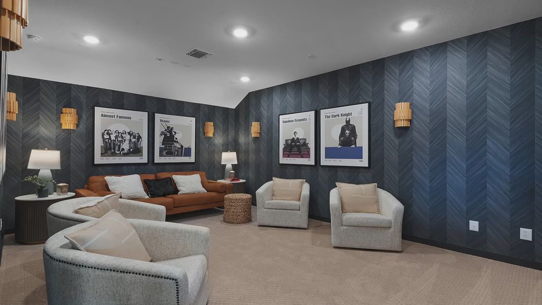 Representative furnished interior of a home built from the Madison by Chesmar Homes in Nolina, Georgetown (Image 33).