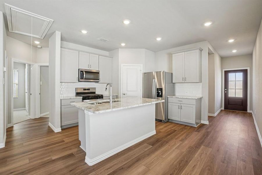 Photo is not of the actual home, but is an inspirational photo of builder’s model home and may depict options, furnishings, and/or decorator features that are not included.