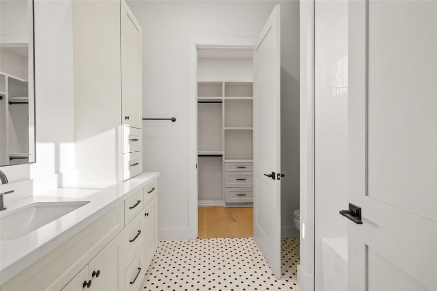 Furnished interior view inside a new home in , Houston (Image 17).