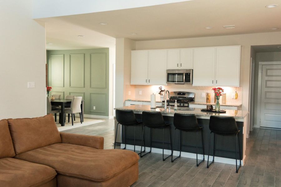 Furnished interior view inside a new home in , Conroe (Image 2). Furnished interior view inside a new home in , Conroe (Image 2).