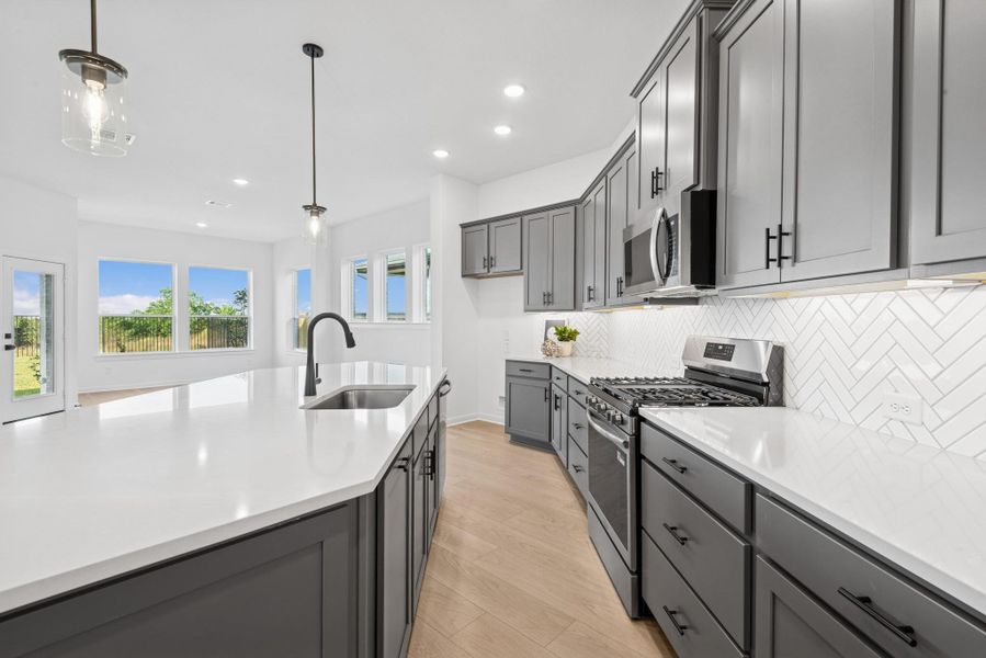 Furnished interior view inside a new home in The Grand Prairie 50’, Hockley (Image 9). Furnished interior view inside a new home in The Grand Prairie 50’, Hockley (Image 9).