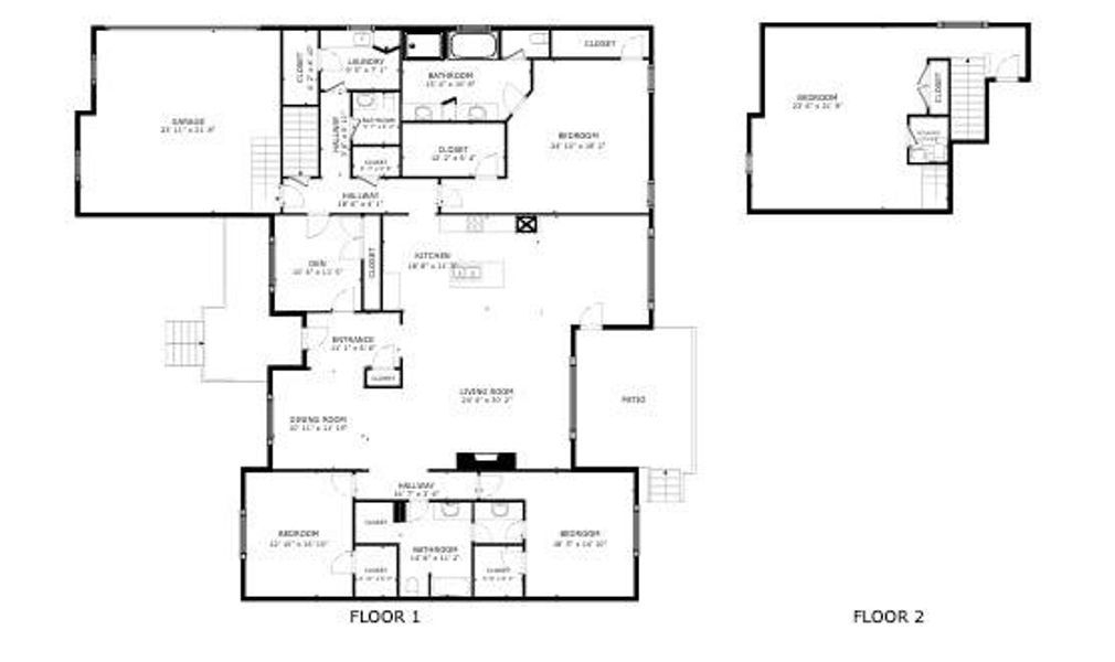 2D floor plan layout of this home in , Mansfield, GA (Image 5).