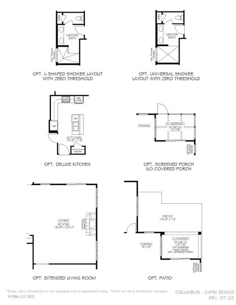 2D floor plan layout for the Capri by Epcon Communities in The Grove at Haven Hill, Lenoir City, TN (Image 20). 2D floor plan layout for the Capri by Epcon Communities in The Grove at Haven Hill, Lenoir City, TN (Image 20).