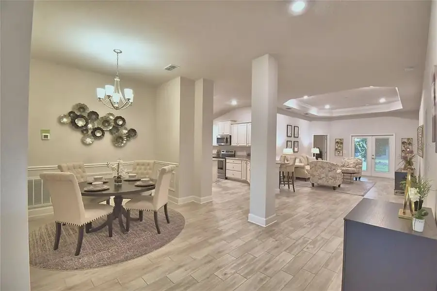Furnished interior view inside a new home in Lake Juliana Estates, Auburndale (Image 9).