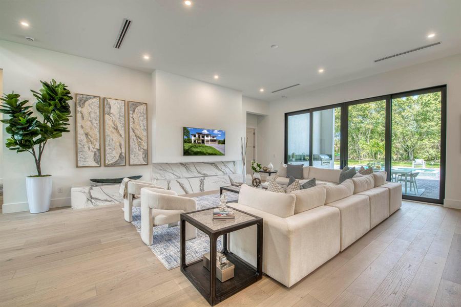 Furnished interior view inside a new home in , Palm Beach Gardens (Image 7).