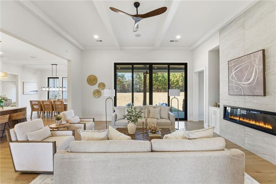 Furnished interior view inside a new home in , Canton (Image 34). Furnished interior view inside a new home in , Canton (Image 34).