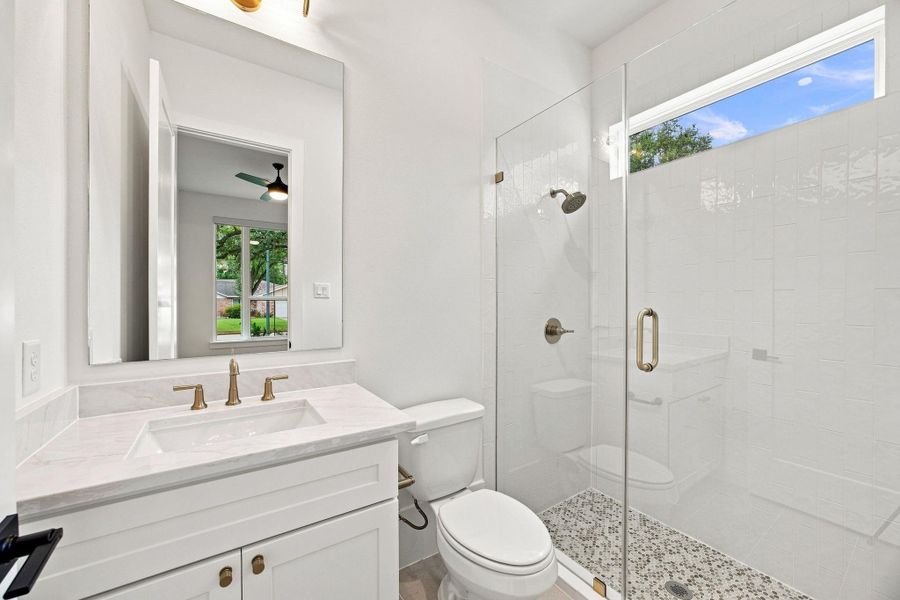 Furnished interior view inside a new home in , Houston (Image 10).
