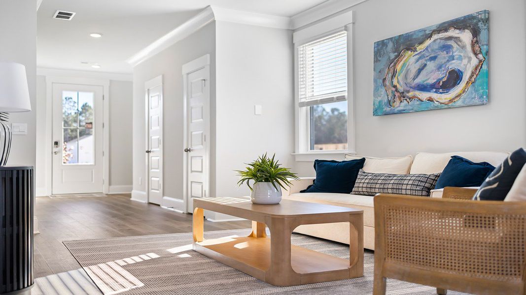 Furnished interior view inside a new home in Rivers Reach, Yemassee (Image 31).