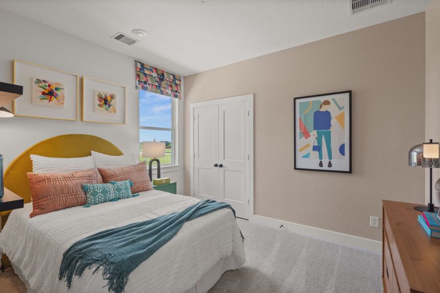 Representative furnished interior of a home built from the Dillon by Chesmar Homes in Elyson Courtyard Collection, Katy (Image 7).