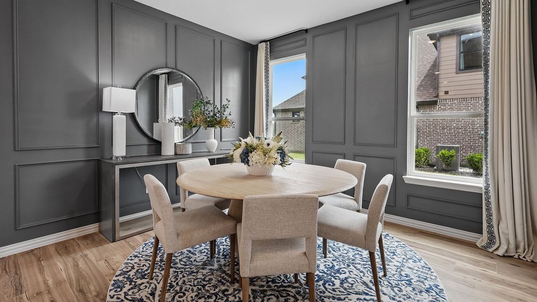 Representative furnished interior of a home built from the Wayfinder by Brightland Homes in Walden Pond, Forney (Image 5).