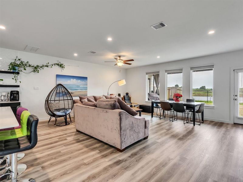 Furnished interior view inside a new home in , Houston (Image 6).