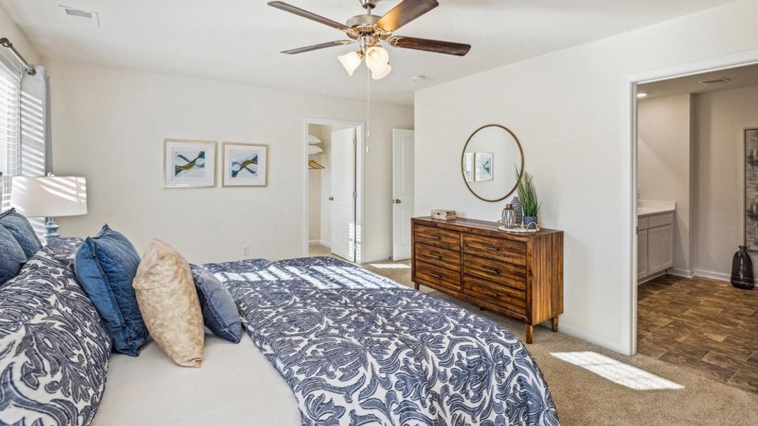 Furnished interior view inside a new home in Keebler Meadows, Johnson City (Image 13).