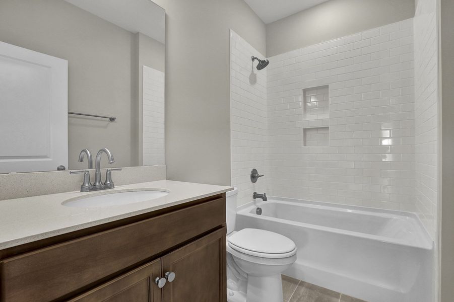 Furnished interior view inside a new home in East Wynd, Hampstead (Image 13).