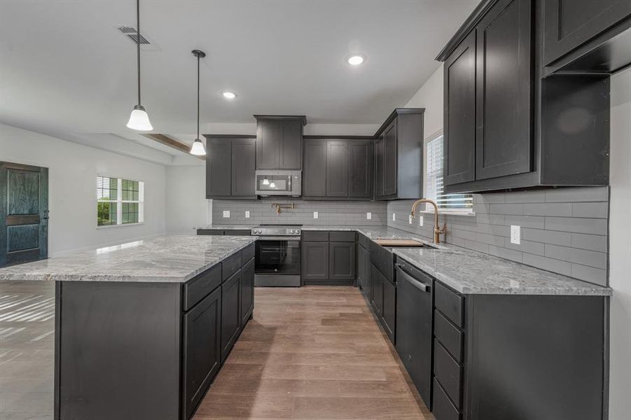 Furnished interior view inside a new home in , Poolville (Image 5).
