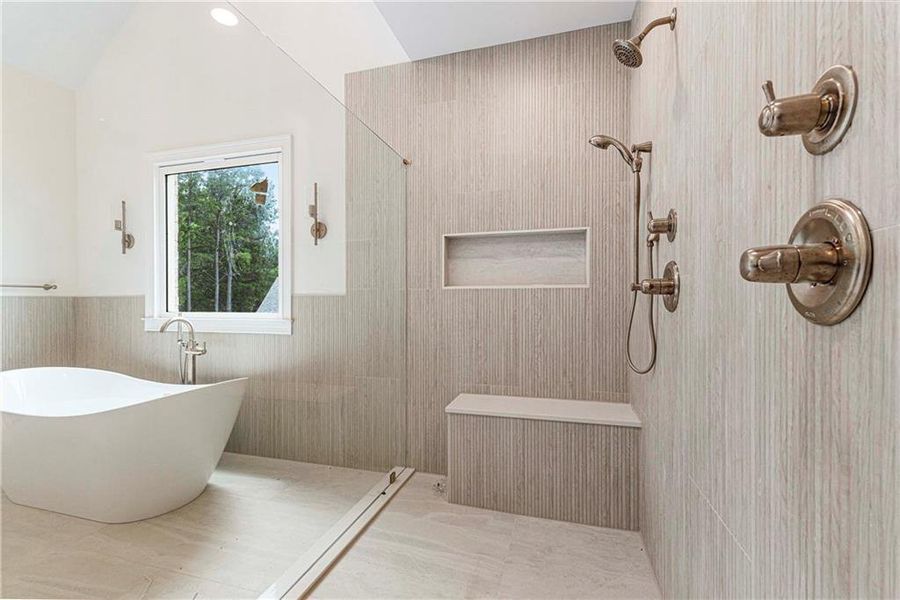 Furnished interior view inside a new home in , Suwanee (Image 9).