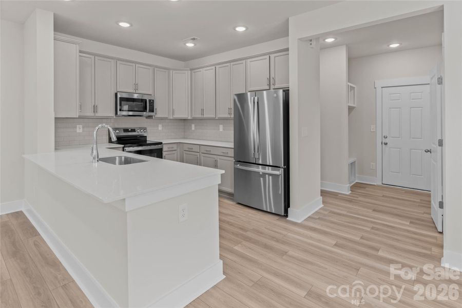 Furnished interior view inside a new home in Sierra Ridge, Gastonia (Image 6).
