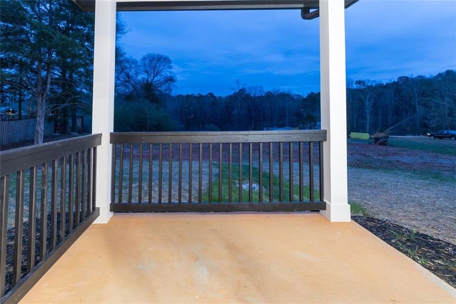 Exterior details and patio area of a home in , Monroe (Image 20).